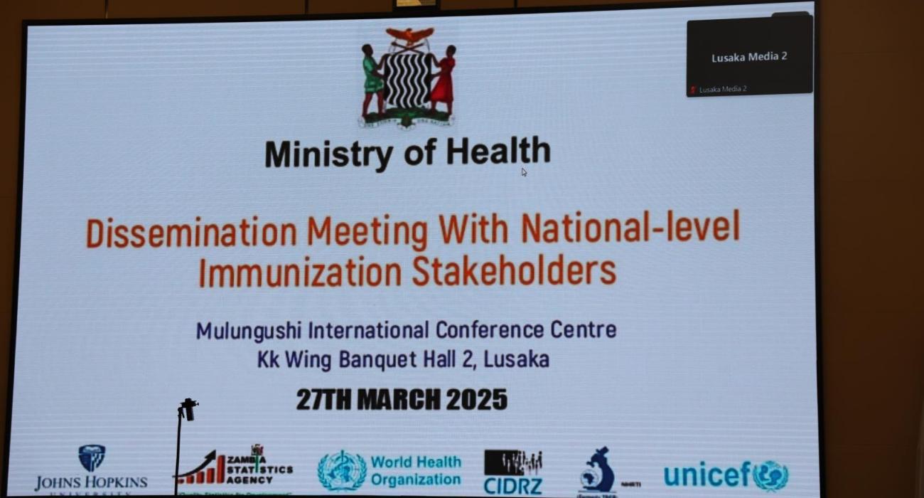 Measles Rubella Post-Campaign Coverage Survey Dissemination